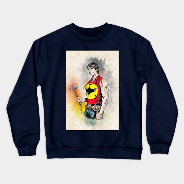 ZAGOR Darkwood Hero Crewneck Sweatshirt by Naumovski